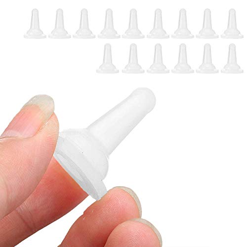 15 Pcs Pet Feeding Bottle Nipple, Baby Cat Milk Nipples Dog Silicone Nipple Feeding Nursing Bottle Nipple for Dog Puppy Cat Kitten