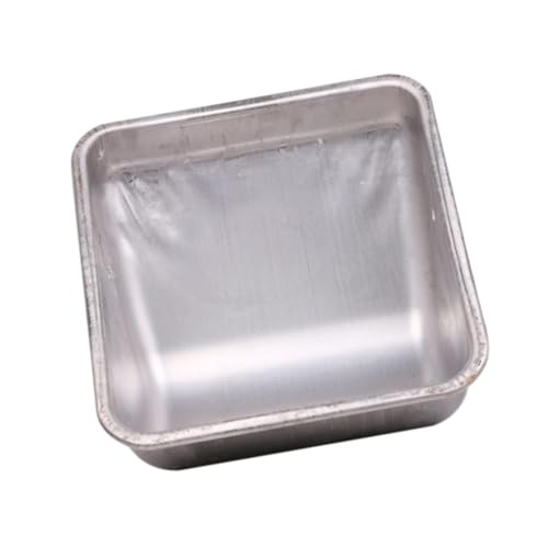 Pig Trough Stainless Steel Sow Feeder Fodder Tray Heavy Duty Pig Waterer Bucket Pet Poultry Pig Feeding Bowl Pig Feeder Bowl, Thickened