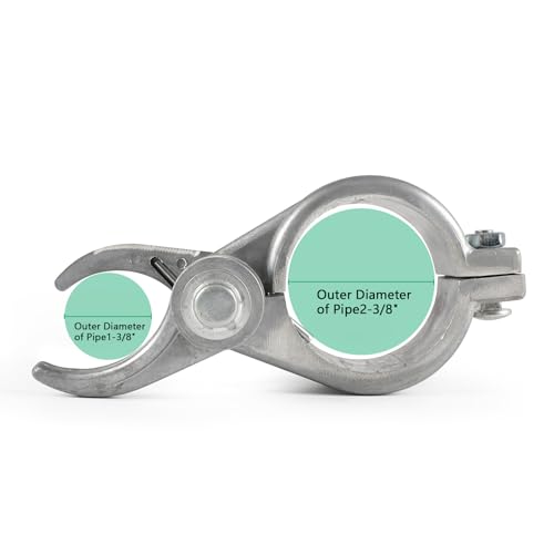 2-3/8" (2-1/2") x 1-3/8" Durable Chain Link Spring Loaded Gate Closer. Fence Lock gate Closer Outdoor (2-3/8" (2-1/2") x 1-3/8") - Please Carefully Review The Installation. - size: 2-3/8" (2-1/2") x 1-3/8"