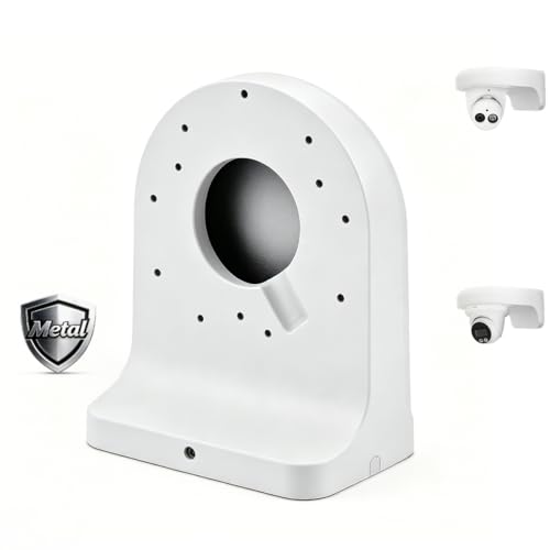 Compatible with HDW4433C-A, HDBW4431R-ZS, HDBW4431R-S, HDBW4431R-AS and Related Series, Waterproof Wall Mount Bracket, Aluminum Alloy Arm for IP Dome Cameras - size: Pole Bracket 1 for Dome Cam