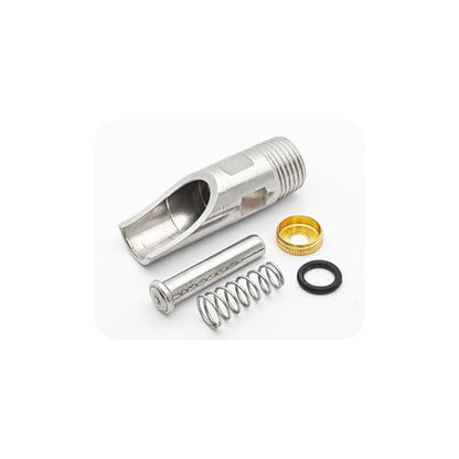 5Pcs Stainless Steel Pig Nipple Drinker, Automatic Pig Waterer with NPT 1/2" Threaded Connection for Pigs, Sows, and Piglets