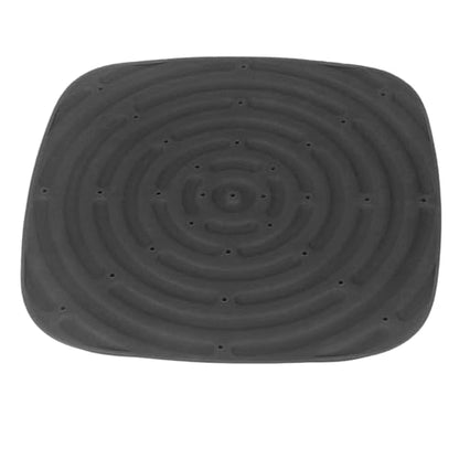 Chicken Nesting Box Pads, Washable Reusable PVC Breathable Egg Collector Design Hen Liners, Chicken Nesting Pads with Groove for Coops, Hen House (Black) - color: Black