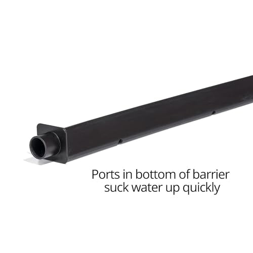 PIG Water Vacuum Barrier for Basement Flooding and Pressure Washing Indoor Spaces | Used with Wet/Dry Vacuum | Portable Water Removal | 4" W x 6’ L x 2.25" H | PM50805