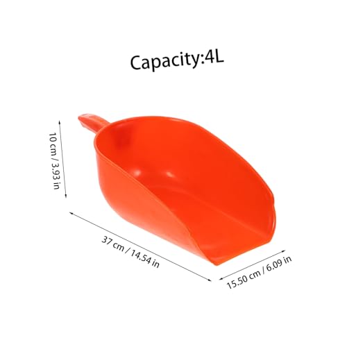210g Large Livestock Feed Scoop Reusable Shovel for Farm Animal Feeding Ergonomic Handle for Comfortable Use Smooth Edges for Safe Handling