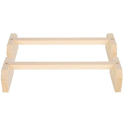 TOPINCN 2Pcs Chicken Perch Bird Wood Stand Wooden Chicken Perch Chicken Stand for Large Bird Chicken Parrot