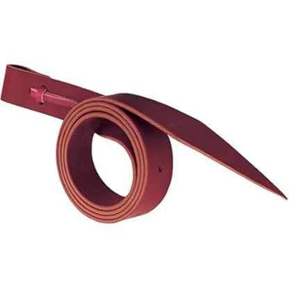 Reinsman Circle Y Latigo Tie Strap | Durable Adjustable Western Leather Equine Saddle Cinch Tie Strap with Holes | Ranch Riding & Training Horses - size: 1 1/2" x 6'