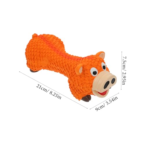 Cartoon Pig Dog Chew for Dogs Durable Molar Plaything for Teething and Interactive Play Prevents Furniture Damage and Supports Training