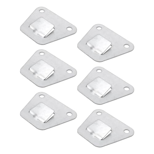 Crapyt 6 PCS Wall Fan Mounting Bracket Wall Fan Support Hook Kit Support Hook for Wall-Mount Fan for Wall-Mount Fan and Range Hood 2.91"×2.36"