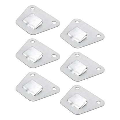 Crapyt 6 PCS Wall Fan Mounting Bracket Wall Fan Support Hook Kit Support Hook for Wall-Mount Fan for Wall-Mount Fan and Range Hood 2.91"×2.36"