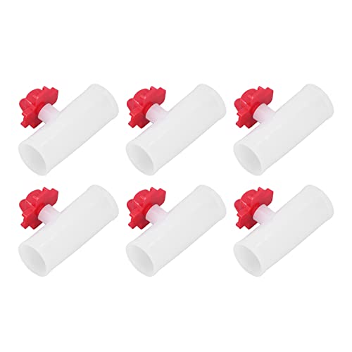 Chicken Nipple Waterer, Durable Automatic Water Feeding Cups with Leakproof Design for Poultry Farming Stainless Steel PP Material 20 Sets - size: G3/4