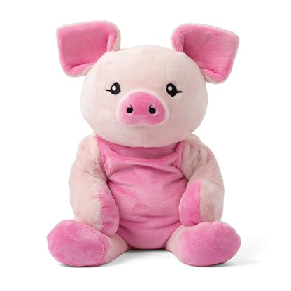HUGIMALS Harper the Pig 20 Inch 4.5 lb Heavy Cute Sensory Weighted Comfort Plush | Large Unscented Washable Self Care Calming Stuffed Animal for Kids, Teens and Adults - color: Harper the Pig
