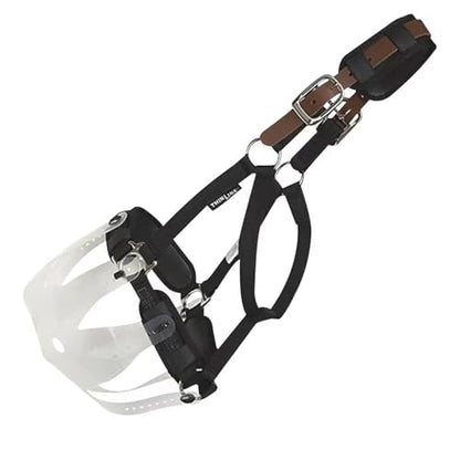 Thinline Turnout Halter for Use with Grazing Muzzle | Horse Equine Safe Comfortable Adjustable Breakaway Halter - Size Options - size: Large Pony