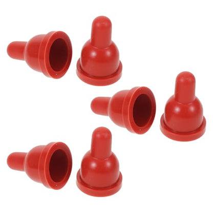BESPORTBLE 6pcs Soft Rubber Goat Nursing Nipples for Small Animal Feeding, Lamb and Piglet Milk Drink Pacifiers, Small Size Livestock Feeding Supplies for Farm Use