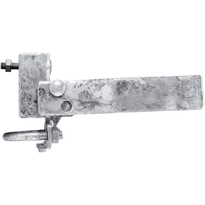 Commercial Single GATE Strong Arm Latch for 4" Fence Post - and 1-5/8" Thru 2" Chain Link or Round Pipe Gate Frames - CASE Qty 2 - size: 4" Single Gate - Case