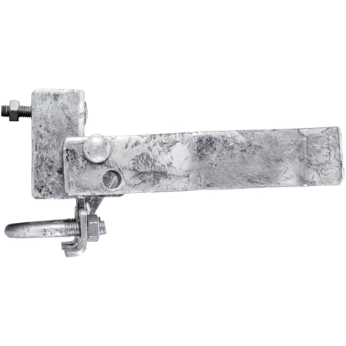 Commercial Single GATE Strong Arm Latch for 4" Fence Post - and 1-5/8" Thru 2" Chain Link or Round Pipe Gate Frames - CASE Qty 2 - size: 4" Single Gate - Case