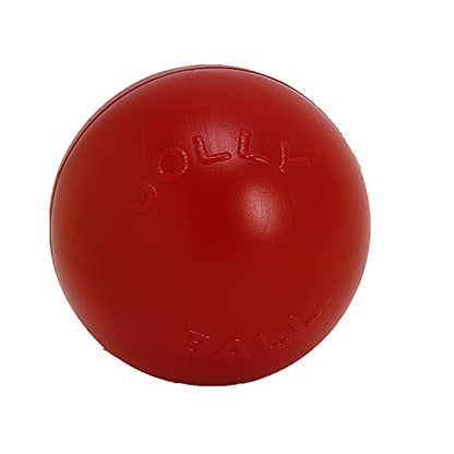 Jolly Pets Push-n-Play Ball Dog Toy, 14 Inches/Extra-Large, Red All Breed Sizes - color: Red, size: 14 Inches/ Extra-Large