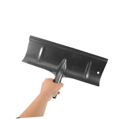 Manual Livestock Manure Removal Tool and Poultry Cage Cleaning Rake for Barn and Stable Maintenance, 40cm Manual Shovel with Handle for Farm Waste Scraping and Poultry Cage