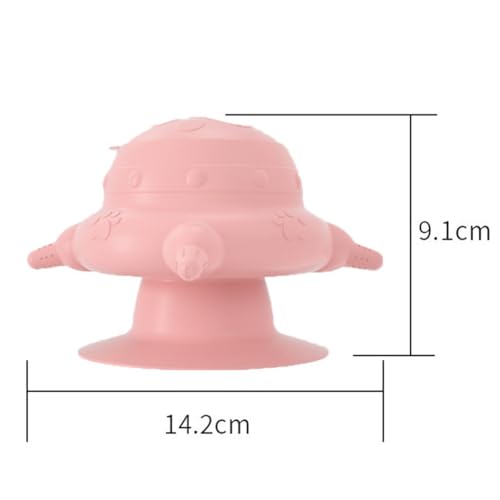 Puppy Nursing Bottles Soft Silicone Biomimetic Milk Feeders Bowl with 4 Nipples for Small Animal Kittens Ferret Guinea Pig Squirrel (Grey) - color: Grey