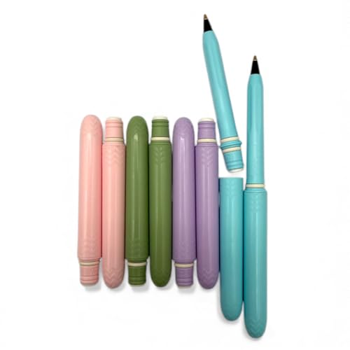 Pokka 8-Pack of Pastel Pens – Cute, Chic & Functional Pocket Ballpoint Pens – Compact & Refillable Stationery Pens for Work, Journals, or On-the-Go Writing, Collectible Aesthetic Pen (Assorted) - color: Assorted Pastel