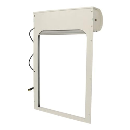 Chicken Coop Door Timing Mode Manual Mode Rugged LED Display Controller Auto Chicken House Door for Ducks Geese (US Plug) - color: White