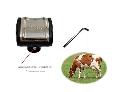 Cow Pulsator with Food-Grade Milk Hose, BPA Free, 1/2", 35/64", 5/8", Three-Way and Pulsator Hose Included (35/64" Milk Hose and Pulsator Hose) - size: 35/64" Milk Hose and Pulsator Hose