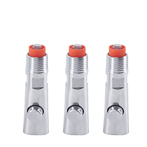 1/2" Stainless Steel Automatic Pig Nipple Water Drinker Feeder Waterer for Piglets, Growers Pack of 5pcs (type2) - size: type2