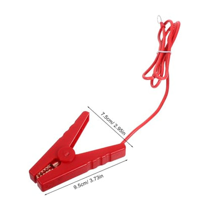 2pcs Electric Netting Fence Jump Leads Solar Fence Charger Connect Wire Pp Material Weatherproof Simple Clip Fencing System Accessories
