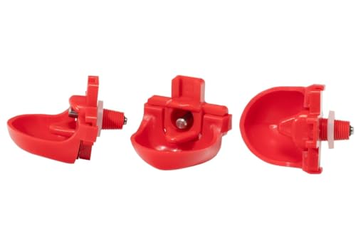 RentACoop DIY Waterer Kit - Horizontal Nipples with Dribble Dish and Installation Tool - Great for Chickens, Turkeys, Peafowl, and Other Poultry - 50 Pack - size: 50 Pack
