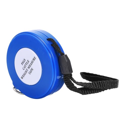 Animal Measuring Tape 2.5M for Pig Weight and Cattle Body Measurement Blue Sturdy Livestock Weight Tape for Goat, Cow, and Pig Use Style