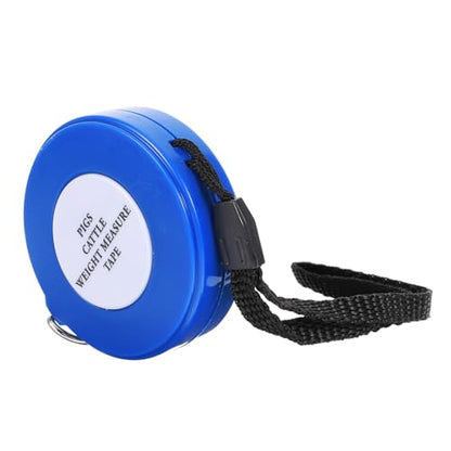 Animal Measuring Tape 2.5M for Pig Weight and Cattle Body Measurement Blue Sturdy Livestock Weight Tape for Goat, Cow, and Pig Use Style