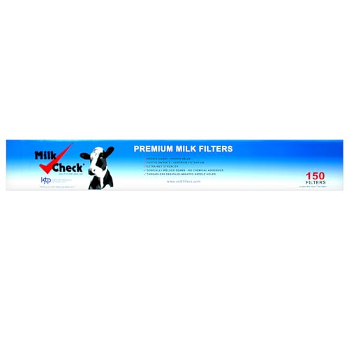 Milk Check 4 7/8 x 33 1/2" Milk Filter Sock (600 Filters) - Fast Flow - High Wet Strength.