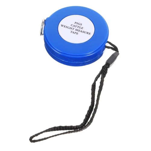 Animal Measuring Tape 2.5m for Horse Girth, Pig Weight, Goat Body Measurement, Blue Flexible Livestock Tape for Cattle and Farm Use Style
