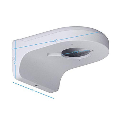 Amcrest AMCPFB203W Wall Mount Bracket for Dome Cameras, Compatible w/ AMC4KDM28, IP5M-F1180EW, IP5M-T1179EW, IP5M-D1186EW, IP8M-2493EW-V2, IP8M-2454EW,