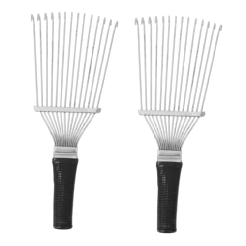 Abaodam 2pcs Sheep Grooming Brush Ergonomic Horse and Cattle Hair Remover for Livestock Easy to Use Back Scratcher Portable Design for Efficient Grooming and Massage