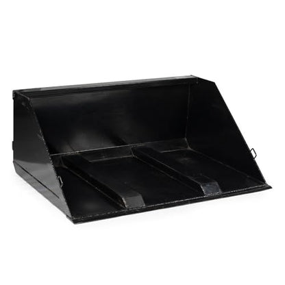 Titan Attachments Fork Mounted Telehandler Dirt Bucket, 72" Wide, 1.4 Cu Yd Capacity, Reinforced Grade 50 Structural Steel, for Landscaping & Construction - size: Bucket Size: 72"
