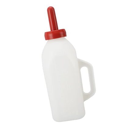 Calf Bottle, 2L Nursing Bottles Thicken Leakproof Silicone Nipple Calf Milk Feeder Nursing Feeding Bottle with Hand Grip Handle for Farm Pasture (-3111240031611)