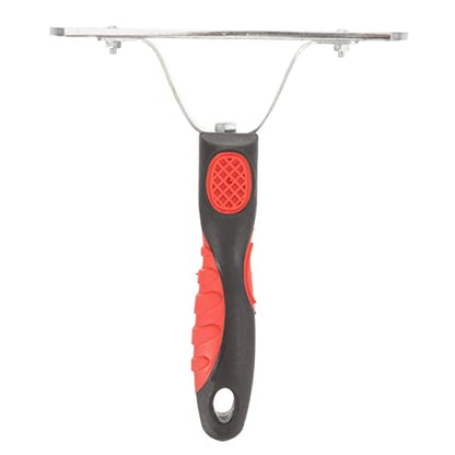 Ipetboom Horse Grooming Rake Handle Comb for Cleaning of Horses Resistant Grooming Tool for Livestock Care Easy to Clean Non- Design