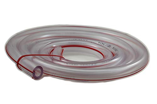 Milk Hose/Tube Transparent Food Grade for Cow or Goat Milking Machines 8 Ft Long by Melasty (35/64 Inch ID) - size: 35/64 Inch