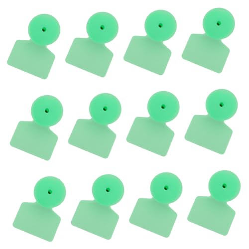 BESPORTBLE 100pcs Pig Ear Tags Blank Cattle Accessories Lightweight Fade-Resistant Identification for Livestock for Breeding Meat Quarantine and Control