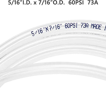 Eastrans 10ft x 5/16" Clear Vinyl Tubing, Flexible Plastic PVC Tubing | BPA Free and Non Toxic, UV / Chemical Resistant, Lightweight - size: ID 5/16 INCH, style: 10 Feet