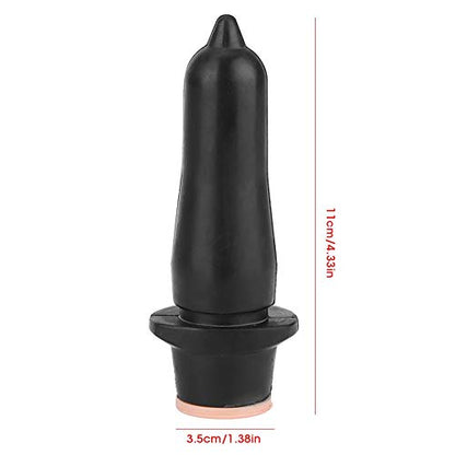 HL MP73D Food Grade Rubber Calf Feeding Bottle Nipple, Livestock Nipple for Cattle Sheep, Soft Natural Rubber Mike with Milk Hole, Easy Installation Fit Milk Bucket, Durable Tear R