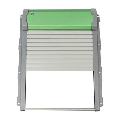 Automatic Chicken Coop Door,6.5”×11”Solar Powered Chicken Coop Doors with Light Sensor,Smart Anti-Pinch Aluminum Door Opener with Timer for Households Farms Ranches Chicken Farms