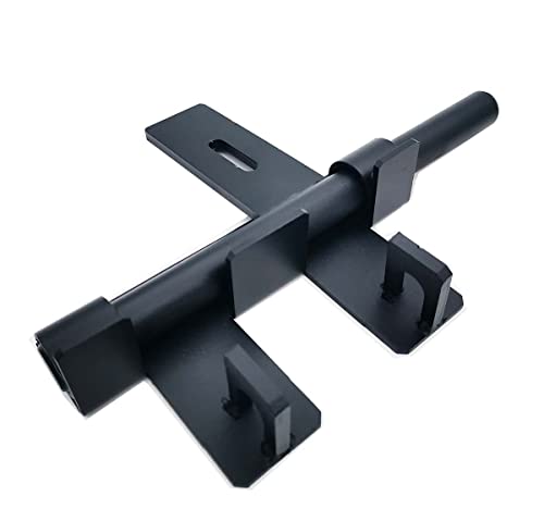 Heavy Duty 3/4″ Slide Bolt Weld-On Steel Gate Latch – Powder-Coated Black Finish, Large Security Slide Bolt for Metal Gates & Doors