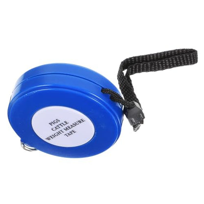 Animal Measuring Tape 2.5m Blue Body Circumference Weight Tape for Goat Pig Cattle Livestock Measurement Tool Style