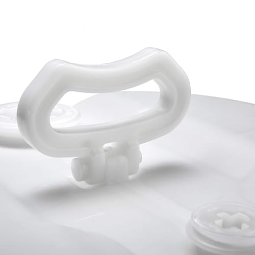 15 Gallon Drum | Tight Head Drum | Water Storage | Chemical Storage | 2" & 3/4" Fittings | Food Grade | BPA Free | HDPE |UN Rated | Natural Color - color: Natural (White)