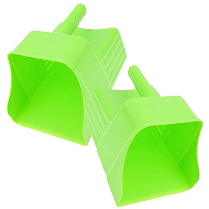 Yardwe 2pcs Food Scooper for Livestock Feeding Garden Shovel Plastic Feed Scoop Measurements