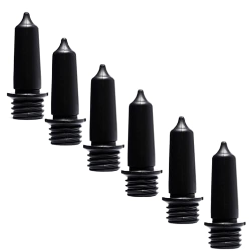 Thriver Screw-in Calf Teat – Soft Rubber Vanilla-Scented Replacement Nipples for Calf Feeders – Leak-Resistant Design, Durable Screw-in Fit (6)