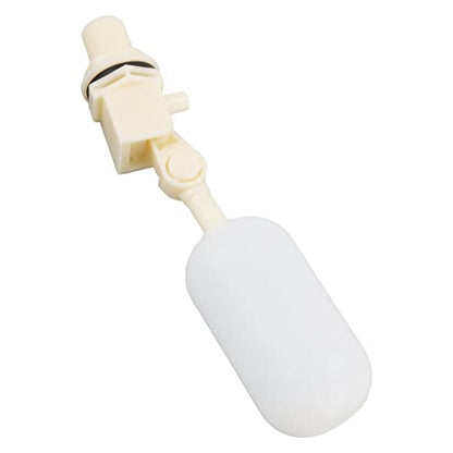 G1/2 Male Thread Float Valve ABS Material Adjustable Arm Water Tank Float Ball Valve for Automatic Waterer Bowl Horse Cattle Goat Sheep Pig Dog Water Trough Farm Supplies