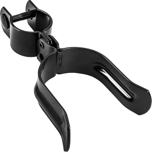 Black 1-5/8" x 2-7/8" Heavy Duty Fork Latch - Pressed Steel - Powder Coated - size: 1-5/8" x 2-7/8"
