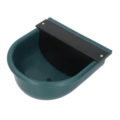 Livestock Water Bowl, Large Capacity Livestock Waterer for Cattle (Dark Green)
